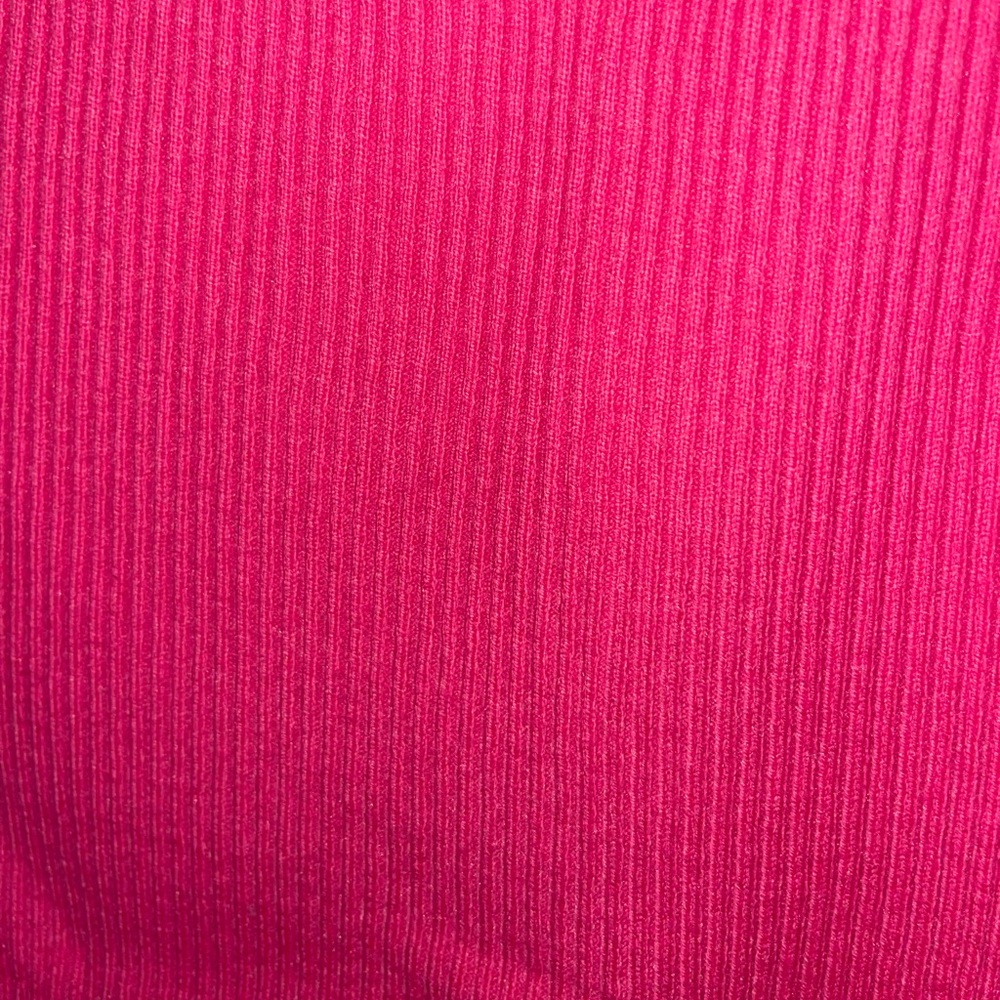Pink Ribbed Women's Skirt - Picture 2 of 2